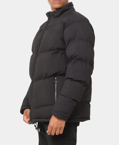 Veste surdimensionnée d'hiver de haute qualité pour hommes couleurs unies logo personnalisé épais imperméable à l'eau - Product Image 5