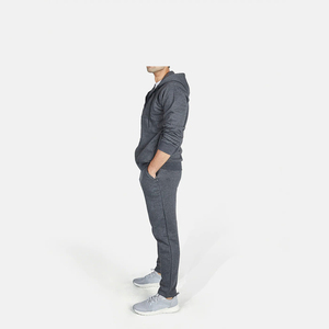 Traje Deportivo Informal de Dos Piezas para Hombre, de Primera Calidad, con Capucha, de Felpa Técnica, para Gimnasio, Fitness, Entrenamiento Deportivo de Invierno - Product Image 5