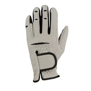 Vente en gros de gants d'équitation professionnels équestres personnalisés Gants d'équitation d'extérieur confortables en cuir respirant de haute qualité - Product Image 2