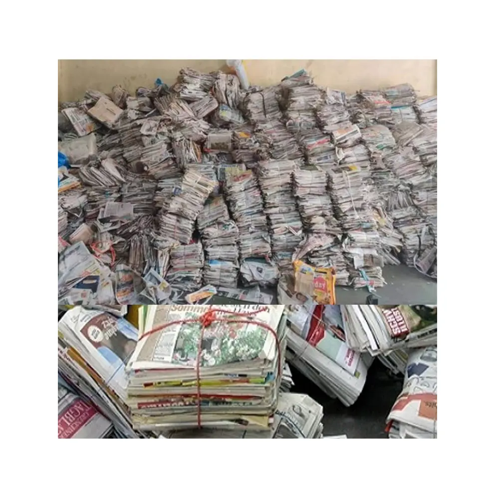 Старые использованные газетные отходы чистые отходы на макулатуру-старая новостная газета и газета на выпуск