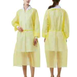 Robe médicale jetable à manches longues, respirante et imperméable, robe de protection pour hôpital, pour usage médical - Product Image 1