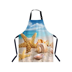 Premium Quality 100% Cotton Chef <b>Apron</b> Custom Printed Sleeveless Bib Style Kitchen <b>Apron</b> with Logo - Product Image 1