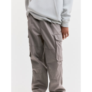 Pantalones Deportivos de Cintura con Logotipo Personalizado para Hombre, Estilo Casual, Urbano, Ajuste Holgado, Algodón, Pierna Recta, Joggers de Alta Calidad, OEM - Product Image 5