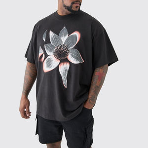 2025 nouveau T-Shirt surdimensionné pour hommes de luxe 100% coton t-shirt vierge de haute qualité avec méthodes d'impression numérique de Logo personnalisé - Product Image 6