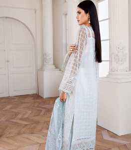 Indien pakistanais dernière mousseline de soie brodée Salwar Kameez avec maçonnerie lourde Collection de mariage de luxe vente chaude robe 0408 - Product Image 3