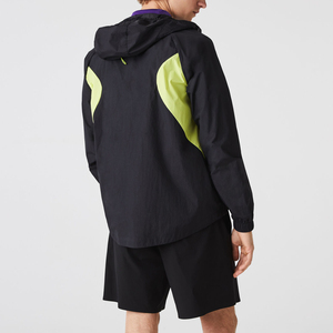 2025 Autumn Men's Windproof <b>Canvas</b> Windbreaker Jacket Wholesale Zip Pockets Breathable Lightweight Hooded Plus Size High Street - Product Image 2