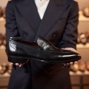 Leather Shoes with Panels and Wear Resistant Heel Ankle Shoes for Men Dress Shoes - Product Image 3