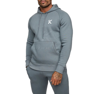 Hot Sale Premium Quality Men Hooded Casual Solid Fleece <b>Tracksuit</b> 100% Cotton Eco-Friendly Breathable Factory Made Wholesale - Product Image 2