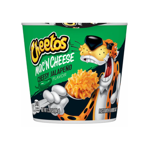 Authentic Cheetoss Mac N Cheese Cheesy Jalapeno Cup 64g Spicy Macaroni And Cheese Microwave Cup Wholesale Bulk Supply - Product Image 1