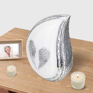 High Demand Metal Teardrop Cremation Urns Memorial Urn for Human and Pet Ashes <b>Funeral</b> <b>Supplies</b> - Product Image 2