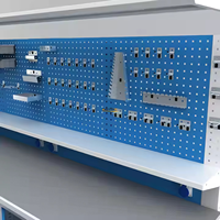 Banco da Lavoro Industriale in Metallo Detay, Best Seller, Componenti Essenziali per Motori PLC, Parti di Cuscinetti, Luce LED ad Alta Efficienza, Facile da Usare