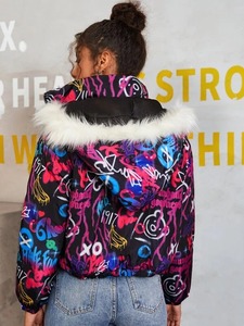 Winter Warm Women's Puffer <b>Jacket</b> High Quality Waterproof Solid Women's Bubble <b>Jacket</b> with Custom Logo - Product Image 3