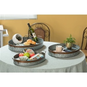 Plateau en aluminium durable fabriqué à la main pour une utilisation élégante sur la table dans les cuisines, les salles à manger ou les espaces de vie avec un décor élégant - Product Image 4