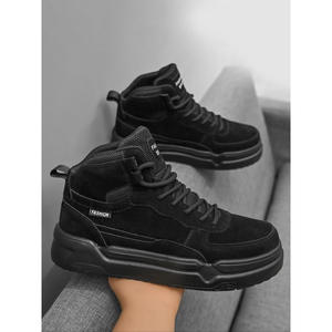 Zapatos Casuales de Corte Alto para Hombre con Suelas Gruesas, Modernos y Versátiles para Todas las Estaciones, para Verano, Otoño e Invierno - Product Image 4