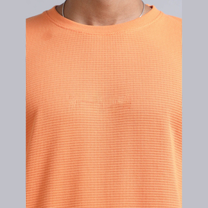 Conjunto corto de cuello redondo para hombre de alta calidad ropa deportiva con logotipo personalizado con serigrafía conjunto corto de Sudadera de punto - Product Image 4