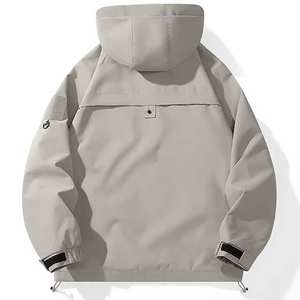 Veste d'hiver avec patchs personnalisés de haute qualité pour hommes coupe-vent à col montant pour la randonnée - Product Image 3