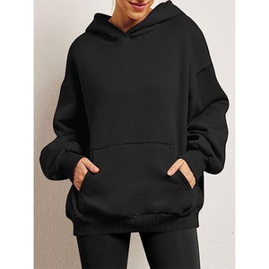 Sudaderas con capucha para mujer de alta calidad 100% algodón de manga larga pulóver Tops precio razonable sudaderas con capucha y sudaderas para mujer personalizadas - Product Image 1