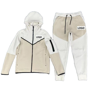 Customized Logo High Quality Wholesale Fleece Hooded Solid Winter Unisex Heavyweight Breathable Quick Dry <b>Plus</b> <b>Size</b> <b>Jogger</b> <b>Sets</b> - Product Image 2