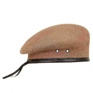Best Quality OEM <b>Beret</b> Cap Customizable Polyester Outdoor Parade Hats for Ceremony Hot Sale Fashion Style - Product Image 1
