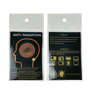 Pegatinas doradas antiradiación de 24K Emf 5G, paquete de 6 Pegatinas doradas de 24K, indica pegatinas antiradiación para teléfono, proveedor verificado - Product Image 1