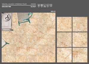 Azulejos de Porcelana Esmaltada Modernos WIN 32 - Azulejos Antibacterianos y Resistentes al Desgaste para Pisos/Paredes para Centros Comerciales, Villas y Escuelas (600x600 mm) - Product Image 2