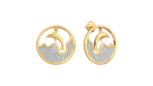 Nouvelle arrivée chaîne sur le cou bijoux créatifs mignon dauphin pendentif collier clavicule chaîne bijoux en gros - Product Image 3