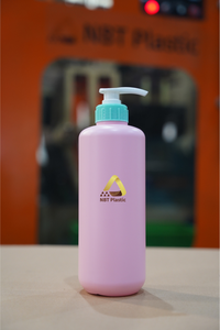 Botella de plástico NBT de plástico HDPE de 1000ml, nuevo diseño con tapa de pulverización para el cuidado personal, cuarto de ducha, logotipo al por mayor personalizado - Product Image 5