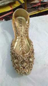 Handcrafted Ladies Khussa Shoes Traditional Indian Punjabi <b>Jutti</b> for Women Pakistani Khussa Shoes Beaded Women's Khussa - Product Image 3