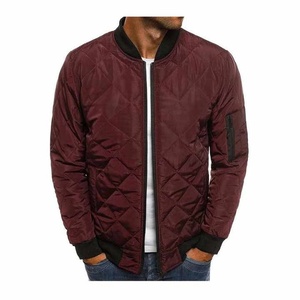 Winter Men's Hooded Puffer <b>Jacket</b> 100% Nylon Breathable <b>Waterproof</b> Eco-Friendly Insulation Quilted <b>Padding</b> Durable Front - Product Image 6