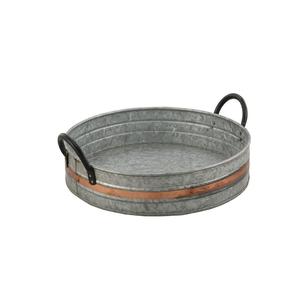 Hot Arrivée Accueil Cuisine Fournitures Fer Poignée Rectangulaire Galvanisé Plateau De Service Hôtels Restaurants Plateau De Service - Product Image 4