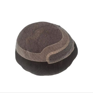 Extensions de cheveux à lacet frontal double trame de Los Angeles, pré-collées, bouclées, cheveux humains Remy, toupet et perruque pour hommes - Product Image 4