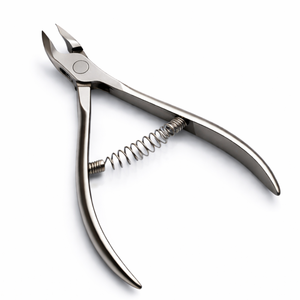 Coupe-cuticules professionnel en acier inoxydable à double ressort de qualité supérieure, outil de manucure et pédicure - Product Image 1