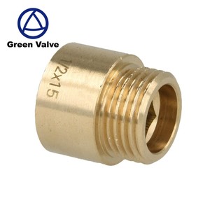 Valvole verde braccio di estensione testa doccia, ottone G1/2 filettatura maschio a femmina 15MM 20MM 30MM lunghezza tubo raccordo testa doccia Extender - Product Image 4