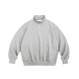 เสื้อสเวตเชิ้ตผู้ชายแบบซิป ¼  ผ้าฟลีซถักเนื้อนุ่ม 300 กรัม  ไม่ยับง่าย เป็นมิตรต่อสิ่งแวดล้อม  พร้อมปักโลโก้ตามสั่ง - Product Image 2