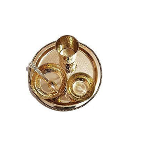 Juego de cena de latón, servicio de comida, juego de cena de acero de cobre, utensilios de cocina y restaurantes, producto de venta al por mayor - Product Image 5