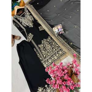 Salwar Kameez de Diseño de Lujo en Falsa Georgette con Hermoso Bordado de Lentejuelas, Ropa de Mujer para Uso Diario y Fiestas, Secado Rápido, para Todas las Temporadas - Product Image 2