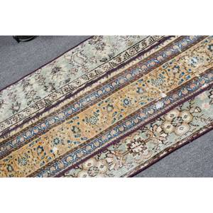 Clásico Beige azul 2,2x4,4 pies alfombra turca hecha a mano felpa poliéster lana pila Rectangular Patchwork patrón para sala de estar dormitorio - Product Image 5