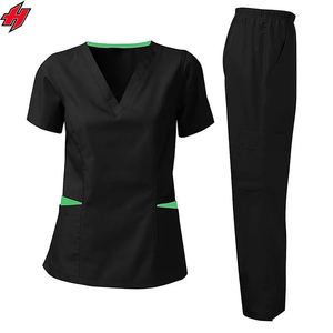 Traje de Enfermería de Venta caliente de fábrica Enfermera Doctors Medical Scrubs Dress Enfermera Hospital Uniformes Bata de laboratorio - Product Image 2
