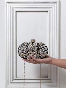 Bolso de Mano Bordado a Mano SHAAD HANDICRAFTS, Diseño Floral Rajastaní, Hilo de Seda de Alta Calidad, Logotipo Personalizado, Embalaje - Product Image 6