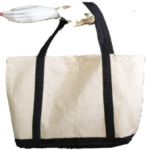 Bolsa de Mano de Lona de Algodón Calicó Orgánico Reutilizable y Ecológica con Logotipo Personalizado Impreso en Serigrafía, Bolsa de Hombro de Material Reciclado - Product Image 3