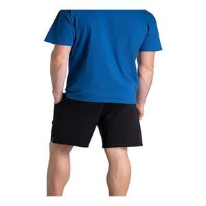 Vêtements de sport athlétiques 100 % coton/tissu personnalisé à séchage rapide, tendance, pour hommes, style urbain, 5 pouces, maille unie - Product Image 3