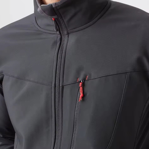 Men's Customizable Softshell <b>Winter</b> <b>Jacket</b> Stand Collar Breathable <b>Waterproof</b> Polar Wool Comfortable Stylish OEM Service - Product Image 4