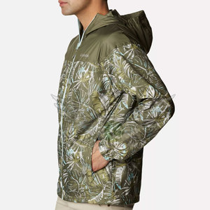 Vestes coupe-vent de haute qualité pour hommes conception personnalisée col à capuche tissu léger pour l'hiver prix de gros - Product Image 3
