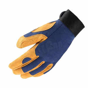 Best Wear Heat Resistance Premium Leather Mechanics <b>Gloves</b> Anti-Static Anti-Vibration <b>Silicone</b>-free Powder-free Customizable - Product Image 6