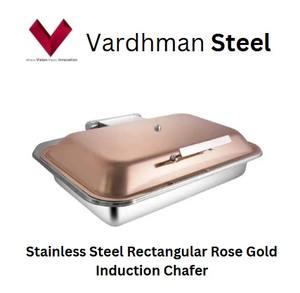 Artículo Más Vendido en 2025, Calentador de Comida Rectangular de Acero Inoxidable Color Oro Rosa de 7L, Elegancia con Estilo en Oro Rosa de 7L - Product Image 4