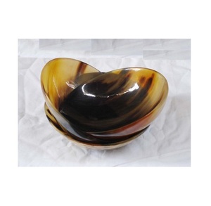 First Quality Manufacturer Made Designer Natural Horn Serving Bowl Unique Trending Look <b>Tableware</b> Flatware Household Spread Bowl - Product Image 3