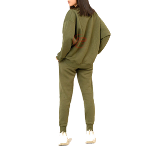 Conjuntos de fitness de gimnasio para mujer con estampado personalizado de alta calidad Chándales de desgaste activo personalizados de calidad superior - Product Image 3