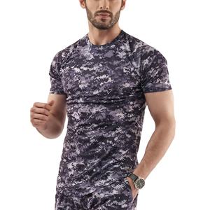 Camiseta de Hombre Personalizada OEM, Estilo Urbano, Doble Capa, 100% Algodón, Cuello Redondo, Hip Hop, Transpirable, Secado Rápido, Sólida, 180g - Product Image 2