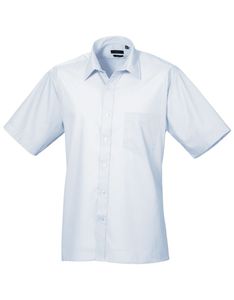 Biểu Tượng Tùy Chỉnh Người Đàn Ông Của Nửa Tay Áo Nút Áo Sơ Mi Giản Dị Thoáng Khí Poplin Vải Với Phong Cách Trang Phục Chính Thức Mô Hình Rắn Mới Thỏa thuận Cung Cấp - Product Image 3
