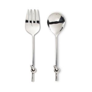 Ensemble de couverts de qualité supérieure pour la décoration de table à manger à faible coût, cuillère et fourchette de service à salade au design unique pour hôtel - Product Image 4